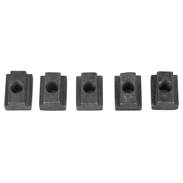 T-Nut Tapped Through Pack Of 5 for Industrial Replacement Workshop Supplies Fastener Hardware Workshop Tools Carbon Steel T-Slot Nut T-Nut Tapped Through Pack Of 5 for Industrial Replacement Workshop Supplies Fastener Hardware Workshop Tools Carbon Steel T-Slot Nut